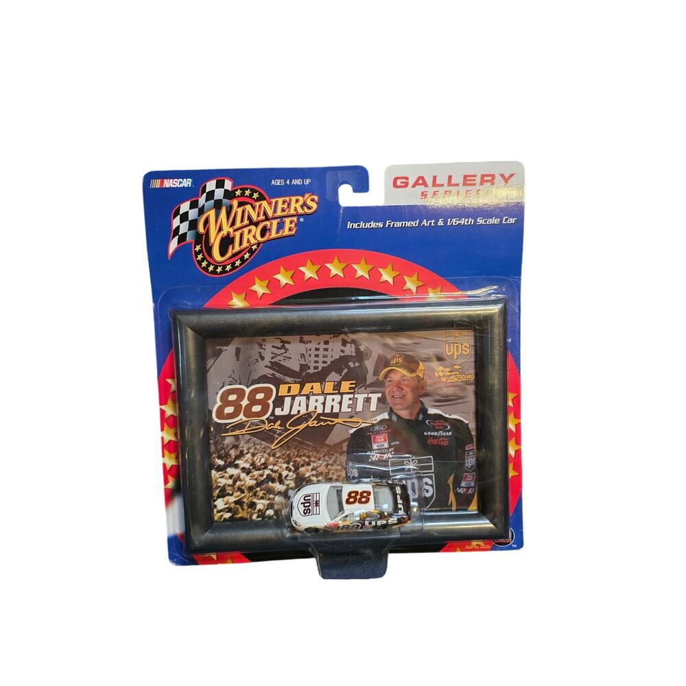 Dale Jarrett #88 UPS Winner's Circle Gallery Series Framed Art 1:64 2002 Nascar